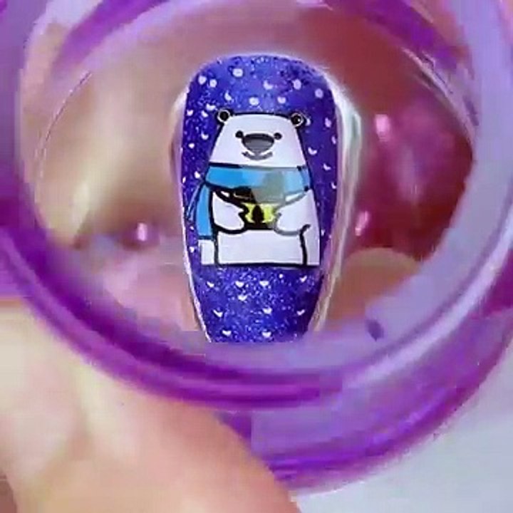 Beautiful Nail Art Designs Tutorials _ Nail designs step by step #34