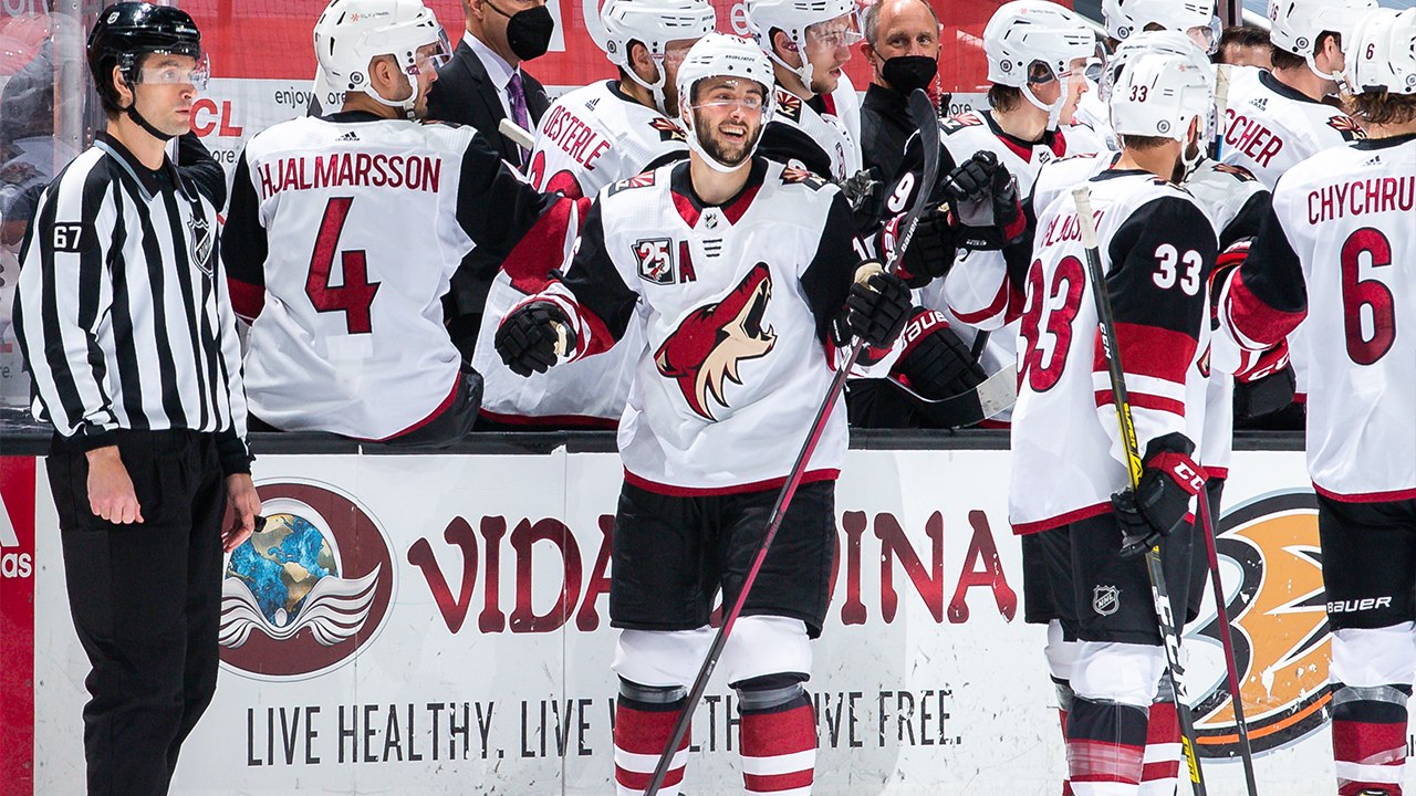 Brassard's hat trick powers Coyotes