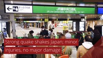 Strong quake shakes Japan; minor injuries, no major damage, and other top stories in international news from March 21, 2021.