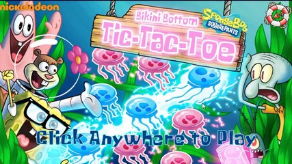 Bikini Bottom Tic-Tac-Toe  - Spongebob - Gameplay