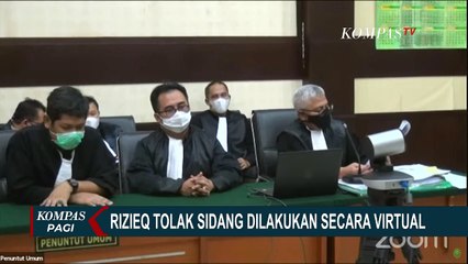 Diam, Itulah Sikap Rizieq Shihab dalam Persidangan