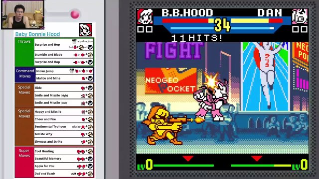 (NeoGeo Pocket Color) SNK vs. Capcom Match of the Millennium - 14 - B.B Hood - Lv Gamer pt1