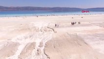 BURDUR Bakanlık, Salda Gölü'nün Dünya Miras Listesi'ne alınması için düğmeye bastı -ARŞİV GÖRÜNTÜLERLE