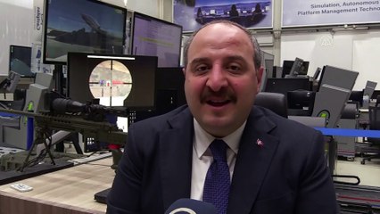 ANKARA - Bakan Varank, HAVELSAN'ın keskin nişancı simülatörünü denedi (2)