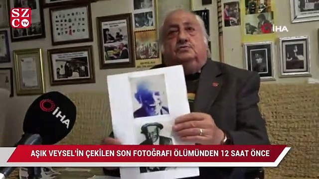 Aşık Veysel’in çekilen son fotoğrafı, ölümünden 12 saat önce