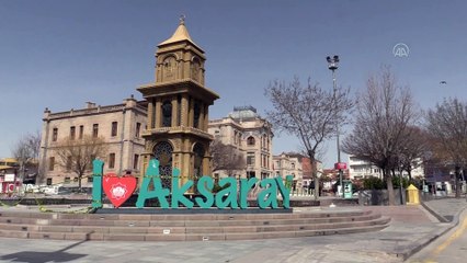 AKSARAY - 'Çok yüksek risk' kategorisindeki Aksaray'da, cadde ve sokaklar boş kaldı