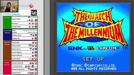 (NeoGeo Pocket Color) SNK vs. Capcom Match of the Millennium - 13 - Athena Asamiya - Lv Gamer pt1