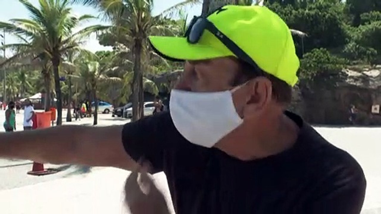 Il covid-19 chiude le spiagge di Ipanema e Copacabana, 300.000 vittime in Brasile
