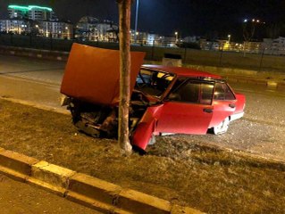 Son dakika haberleri | - Kazada parçalanan otomobilini olay yerinde bırakıp kaçtı