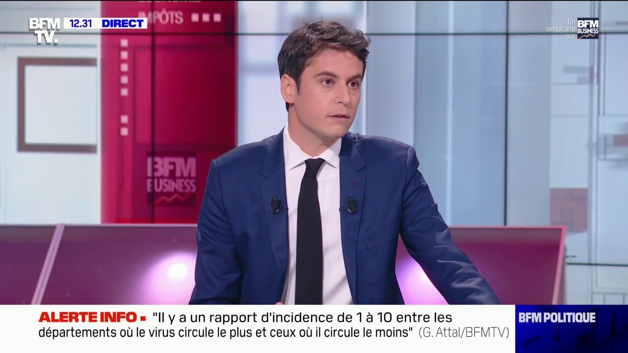 Covid-19: Gabriel Attal maintient l'objectif de 10 millions de Français vaccinés mi-avril, 30 millions mi-juin