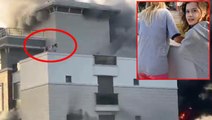 Antalya'da lüks sitede yangın çıktı! Vatandaşlar terasa koşup yardım istedi