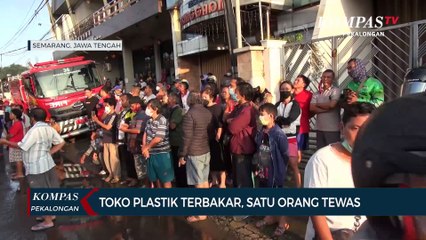 Toko Plastik Terbakar Tewaskan Pemiliknya