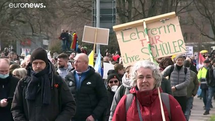 В Германии протестуют ковид-диссиденты