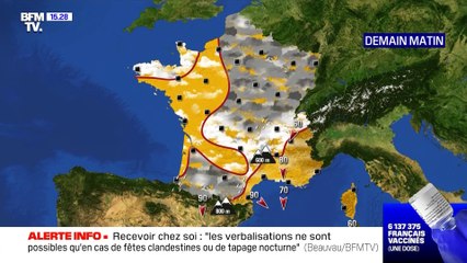 La météo pour ce lundi 2 mars 2021