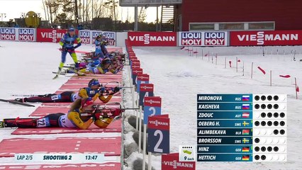 Le résumé de la mass start d'Östersund - Biathlon - CM (F)