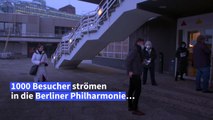 Berliner Philharmoniker geben Konzert vor 1000 Zuschauern