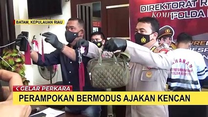 Polisi Meringkus Dua Perampok Spesialis Teman Kencan via Aplikasi di Batam