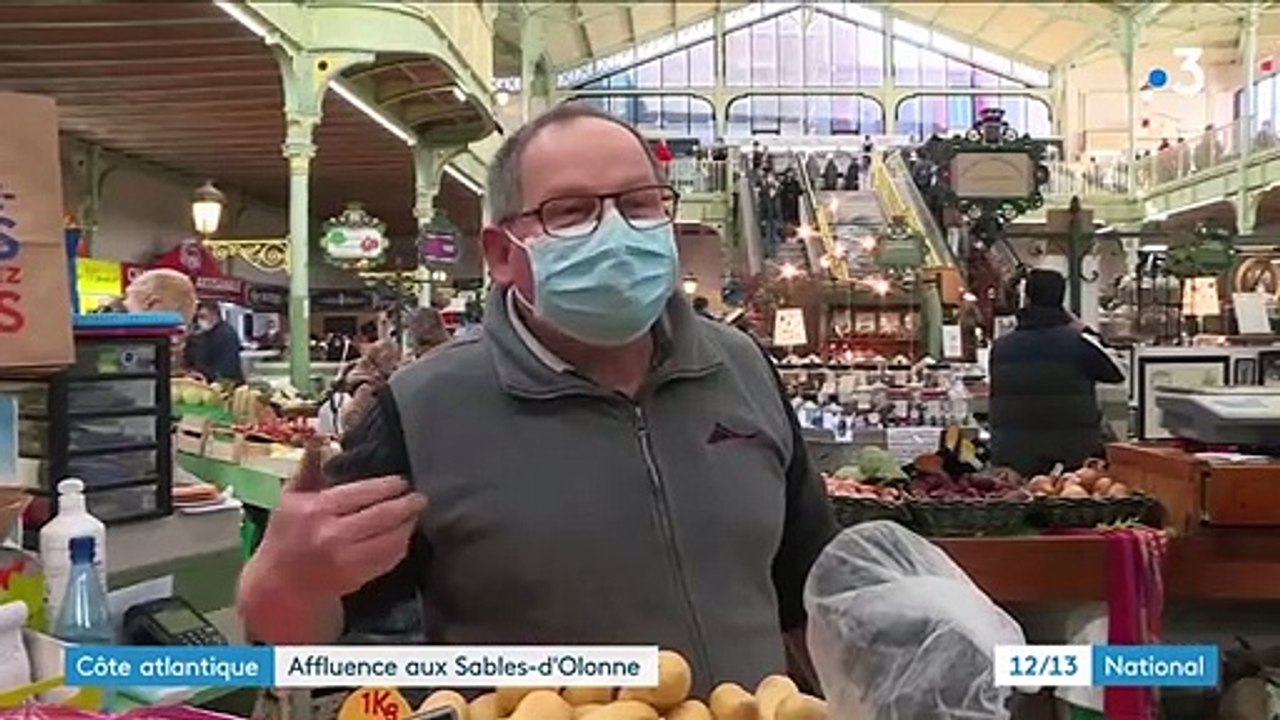 Côte atlantique : une forte affluence constatée aux Sables-d’Olonne