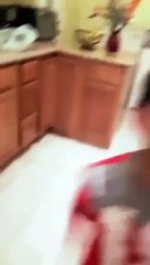 my son trying to wash and arrange the plate