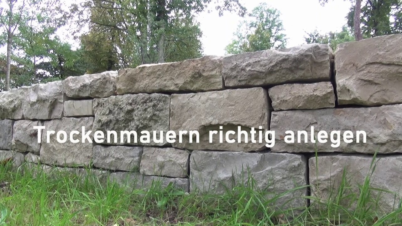 Gartenzeit TV: 'Trockenmauern richtig anlegen'
