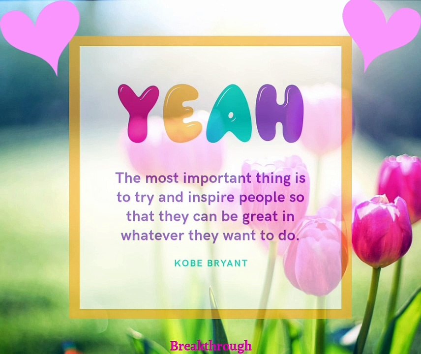 It Feels Good to Inspire Others