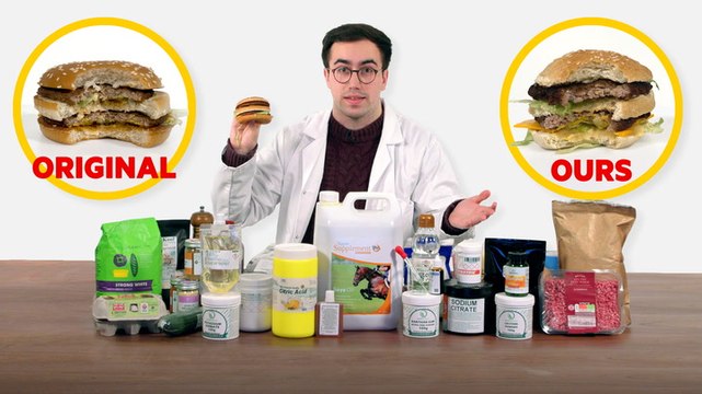 Making a US Big Mac using all 54 McDonald's ingredients