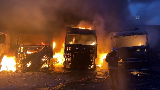 İDLİB - Rusya'nın İdlib'e hava saldırılarında bir sivil öldü, iki sivil yaralandı