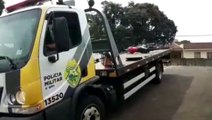 Motocicleta adulterada é apreendida pela PM em Santa Tereza do Oeste e levada à 15ª SDP