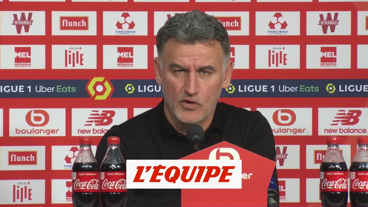 Galtier : « Nîmes n'a pas volé sa victoire » - Foot - L1 - LOSC