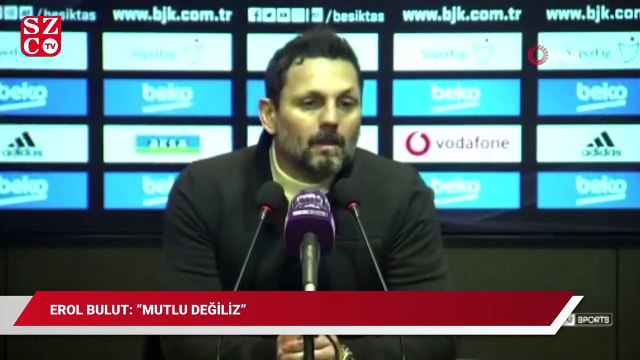 Erol Bulut: Kazanmak için buraya gelmiştik, o yüzden mutlu değiliz