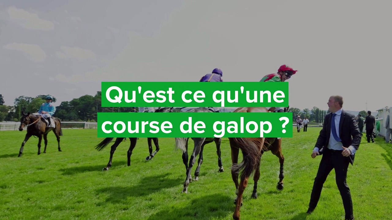 Qu'est ce qu'une course de galop ?