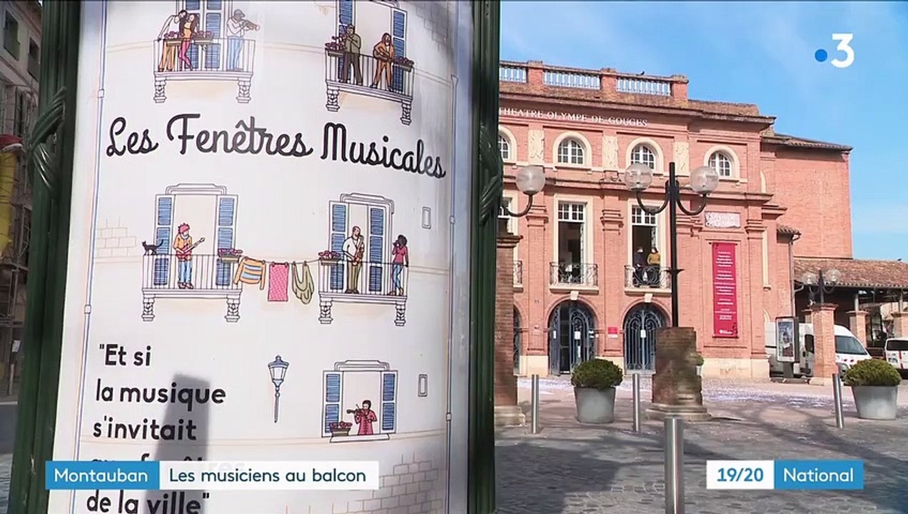 A Montauban, des musiciens ont offert dimanche des concerts aux passants depuis leurs fenêtres