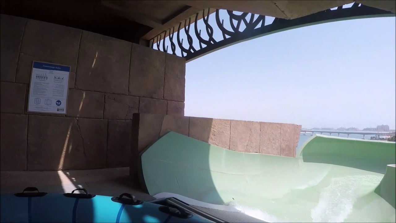 Zoomerango Water Slide at Atlantis | Family Waterslide | Aquaventure Waterpark | Dubai