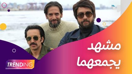 محمد الأحمد في مشهد مع نيكولاس كيدج