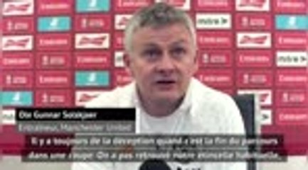Quarts - Solskjaer : "Tous les matches qu'on a joués nous ont peut-être rattrapés"