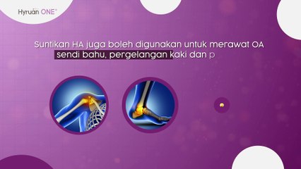 Sakit lutut? Suntikan lutut yang mana SATU?