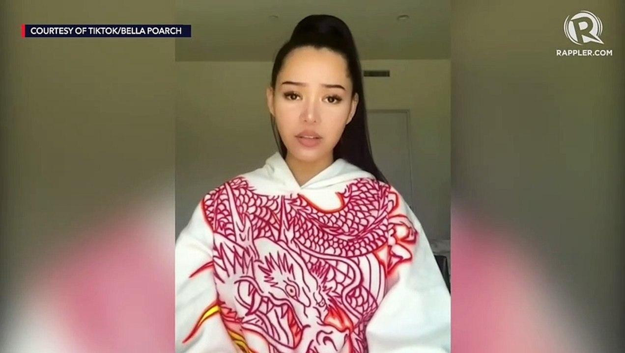 Fil Am Tiktok Star Bella Poarch Calls To End Violence Against Asian Americans Video Dailymotion