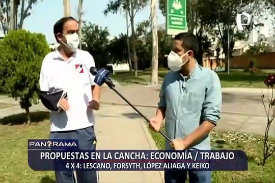¡Propuestas en la cancha! 4x4: Lescano, George Forsyth, Rafael López Aliaga y Keiko Fujimori