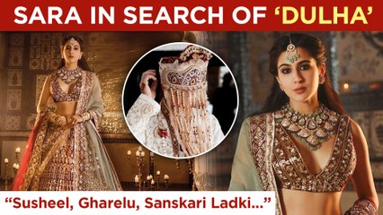 Sara Ali Khan's Bridal Photoshoot | Asks For Marriage Proposal | Compared To Amrita Singh
