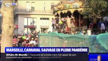 Plus de 6000 personnes rassemblées lors d'un carnaval sauvage en pleine pandémie à Marseille