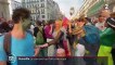 Marseille - Grosse colère après le carnaval qui s'est déroulé hier en plein centre ville avec des milliers de personnes non masquées et collées les unes aux autres