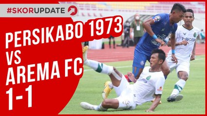 LAGA PERDANA PIALA MENPORA, HASIL IMBANG PERSIKABO 1973 VS AREMA FC