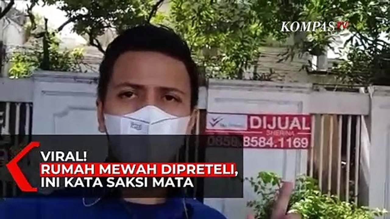 Viral Rumah Mewah Dipreteli Habis, Ini Kesaksian Satpam Tetangga