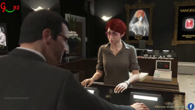 we are preparing to rob the Jewelry store - GTA 5 12TH Mission -Casing the Jewel store - GTA V