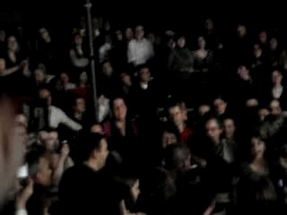 Christophe willem:20/02/08cigale Dans le public blacon