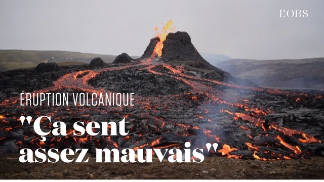 L'éruption d'un volcan en Islande attire des centaines de touristes