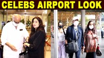 Shraddha Kapoor with family, Janhvi Kapoor spotted at airport