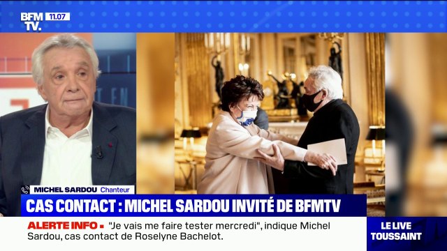 Michel Sardou cas contact: C'est la seule fois que je m'autorise une sortie depuis des mois