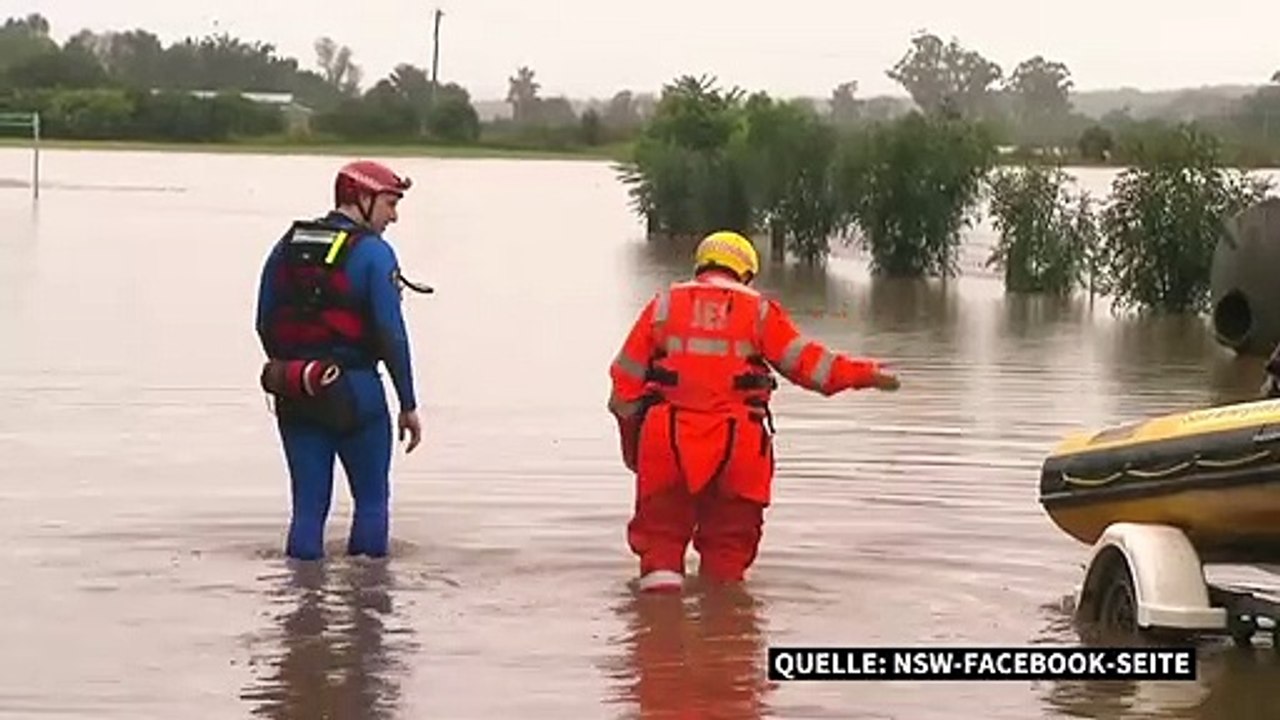Rekord-Regen in Australien: Tausende Menschen evakuiert
