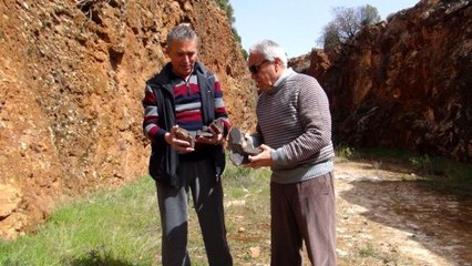 Yatağan'da 180 yıllık zımpara ocağı bulundu